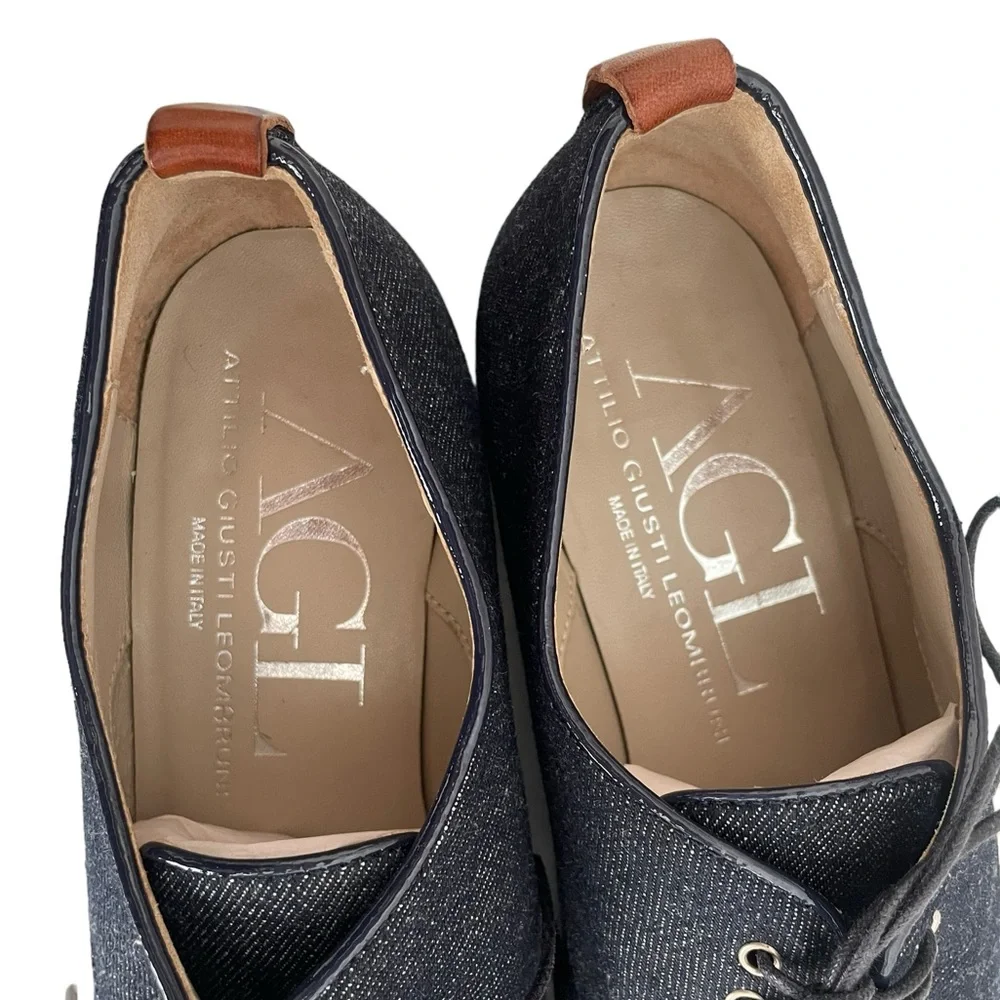AGL ATTILIO GIUSTI LEOMRRUNI Italy Loafer High fashion euro 37 US 6.5 EUC